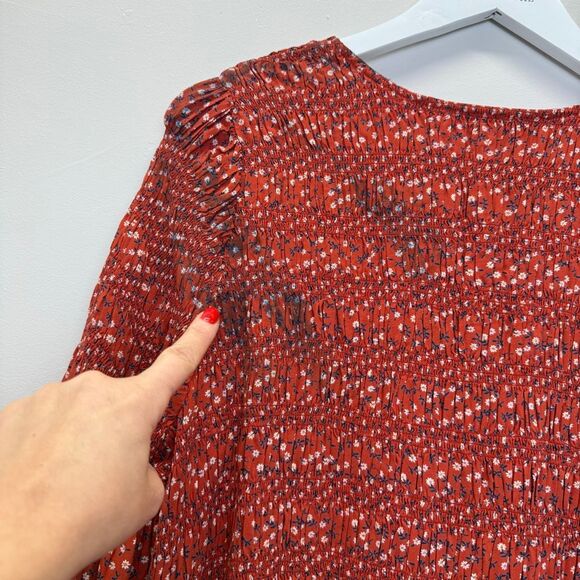 Madewell Easy Smocked Mini Dress - Picture 8 of 10